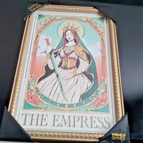 Sapna Shah Tarot Card The Empress Framed Wall Hanging Picture - Picture 4 of 5